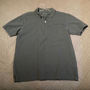 Custom Black Polo with Pocket